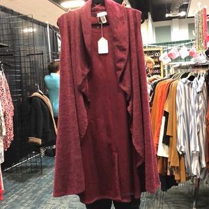 Martin/berry 2x cardigan sweater(no sleeves)